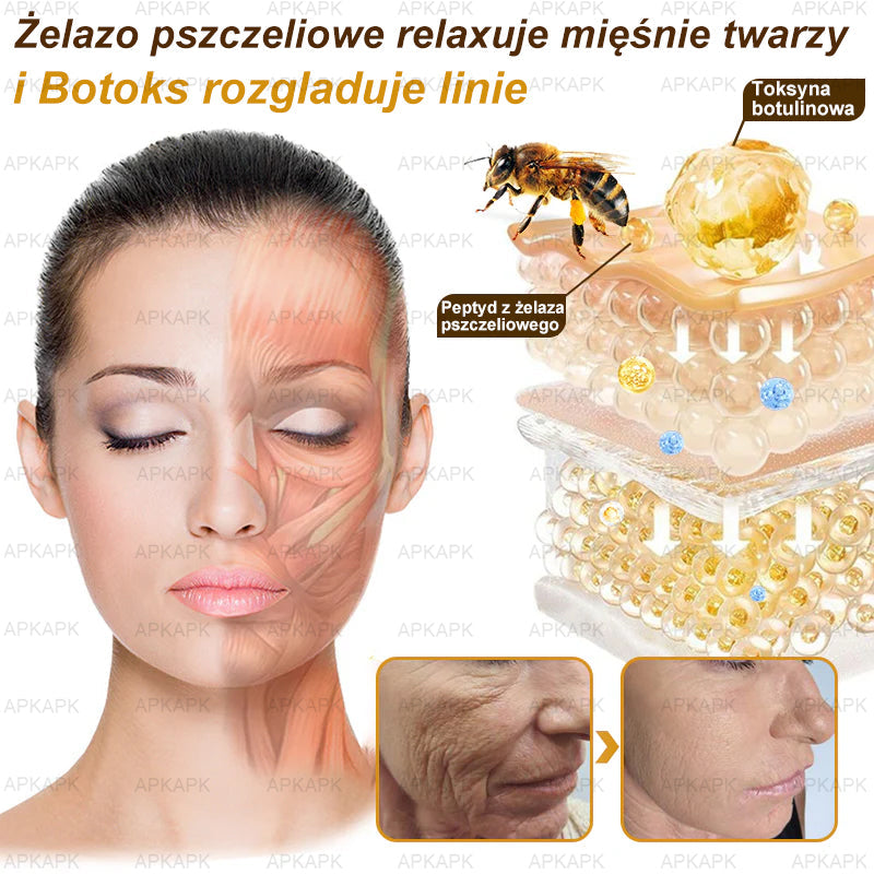 ΑPΚΑPK® Jad Pszczoły Kompleksowy Krem🔥🔥pomaga w leczeniu problemów skórnych, takich jak: zmarszczki, blizny, plamy pigmentacyjne, rozstępy, trądzik, łuszczyca, egzema, zmiany skórne, podrażnienia, stany zapalne i inne problemy skórne🔥