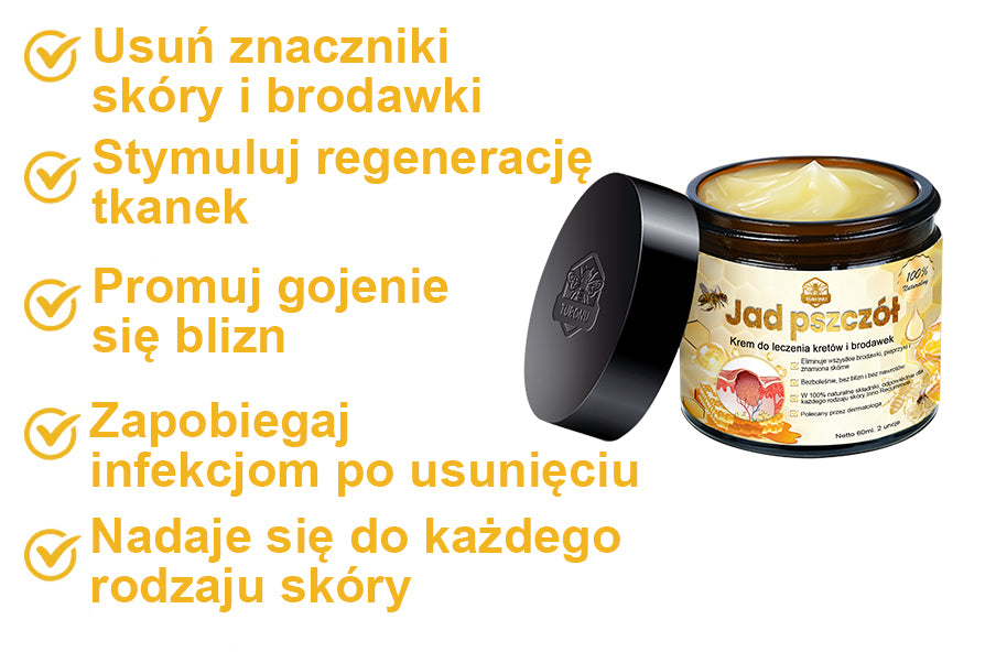 🐝Turonu™ Krem leczniczy z jadem pszczelim(🔥Ostatni dzień promocji 80% taniej)