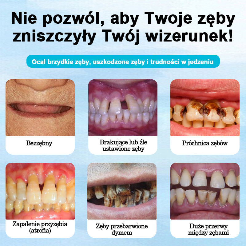 Zostało tylko 5 ostatnich pakietów prezentowych z 50% zniżką! Odzyskaj wiarę w swój uśmiech, jeśli przegapisz tę szansę na zakup, będziesz musiał poczekać do przyszłego roku!